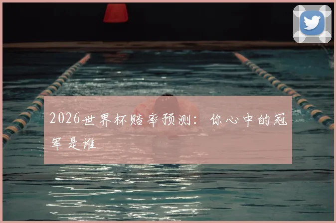 2026世界杯赔率预测：你心中的冠军是谁